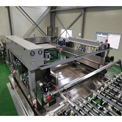 Automatic glass double edging machine with 20 motors for 2500mm